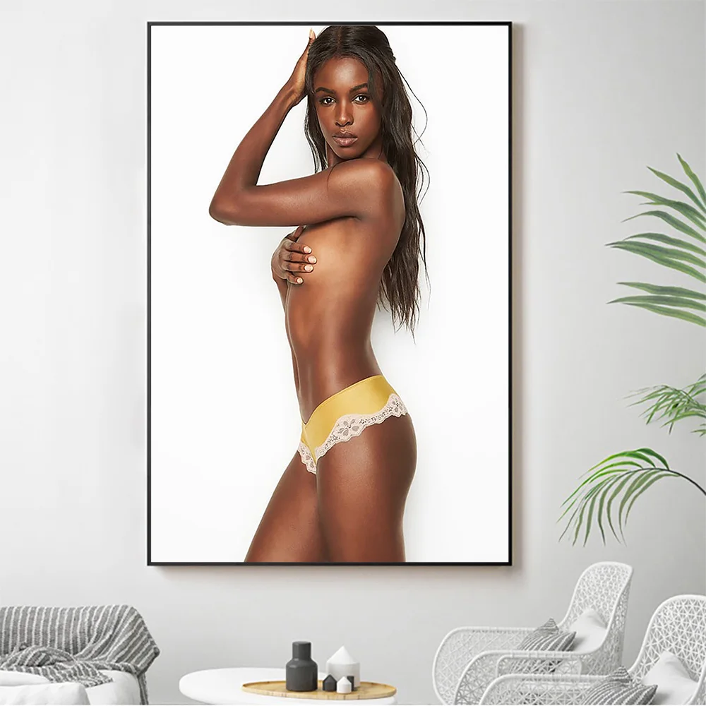 

Silk Cloth Wall Poster Leomie Anderson Sexy Model Star Art Home Decoration Gift