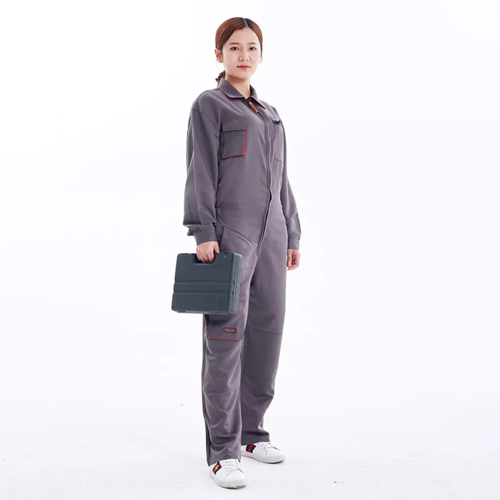 2021 HOT Long Sleeve Pockets Overalls Casual Jumpsuit Pants Workshop Working Clothes Dust-proof Protection Clothing