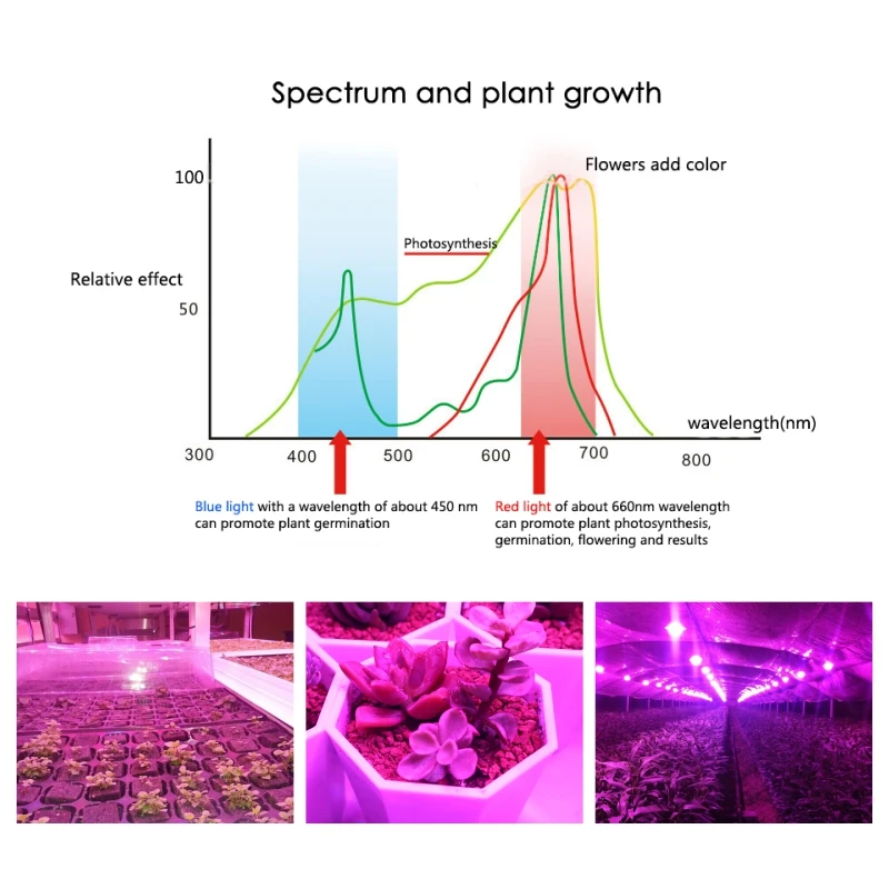 LED Grow Light E27 Full Spectrum 18W 28W 30W 50W 80W for Hydroponics Plant Light AC85-265V 110V 220V Led Grow Lamp