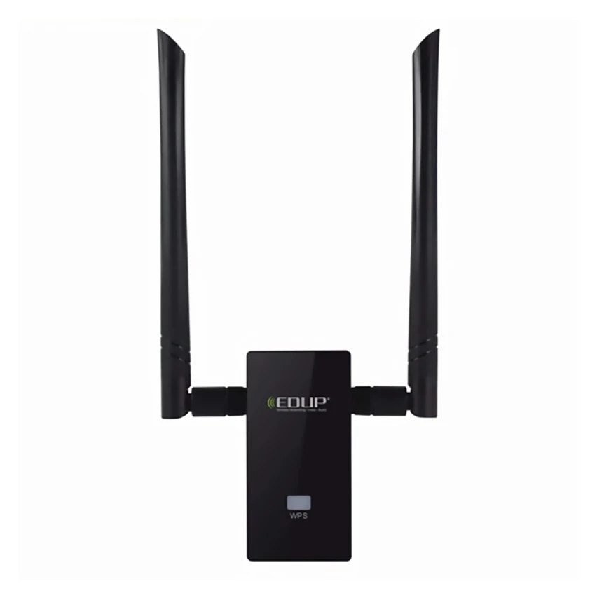 Dual Frequency Dual Antenna 1200M High Power USB Wireless Network Card Adapter Computer Wireless Receiver 2.4G/5.8GHz Converter