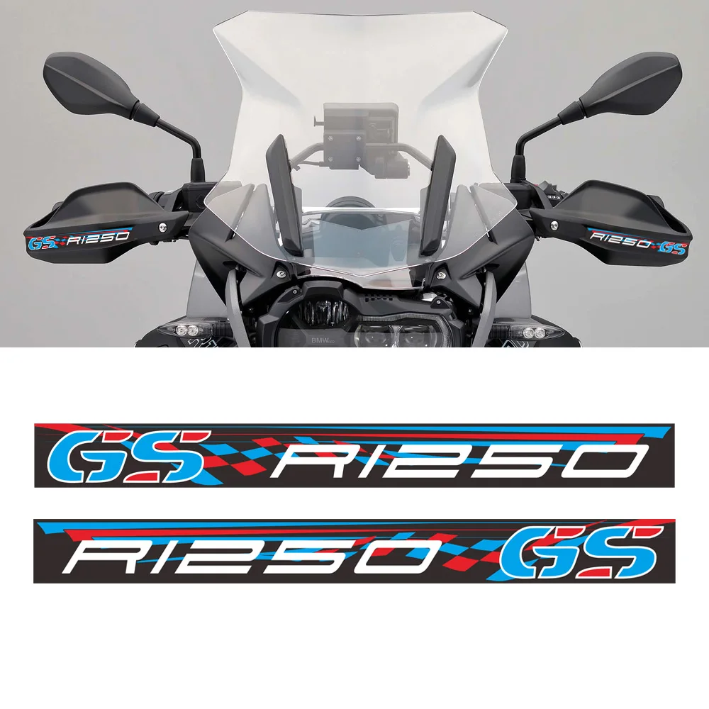 For BMW R1250GS R1250 1250 ADV LC GS Decal Stickers Wind Deflector Shield Protectors Hand Handlebar Handle bar Guards Handguard