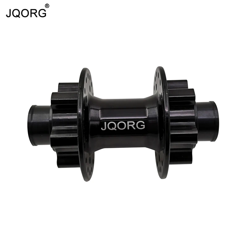 Axle Diameter 20 mm Dropout 110 mm 32 / 36 Holes Double Disk Brake Mountain Bike Hubs Black Color 2 Disk Brake Set Bicycle Hubs