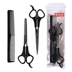 3pcs Household Hairdressing Thinning Shears Hair Cutting Flat Tooth Scissor Comb Set Hair Styling Tools Hair Scissors