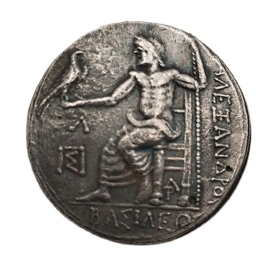 اليونان القديمة 4-دراشما تذكارية عملة جمع تذكارية ديكور المنزل الحرف سطح المكتب الحلي هدية #2