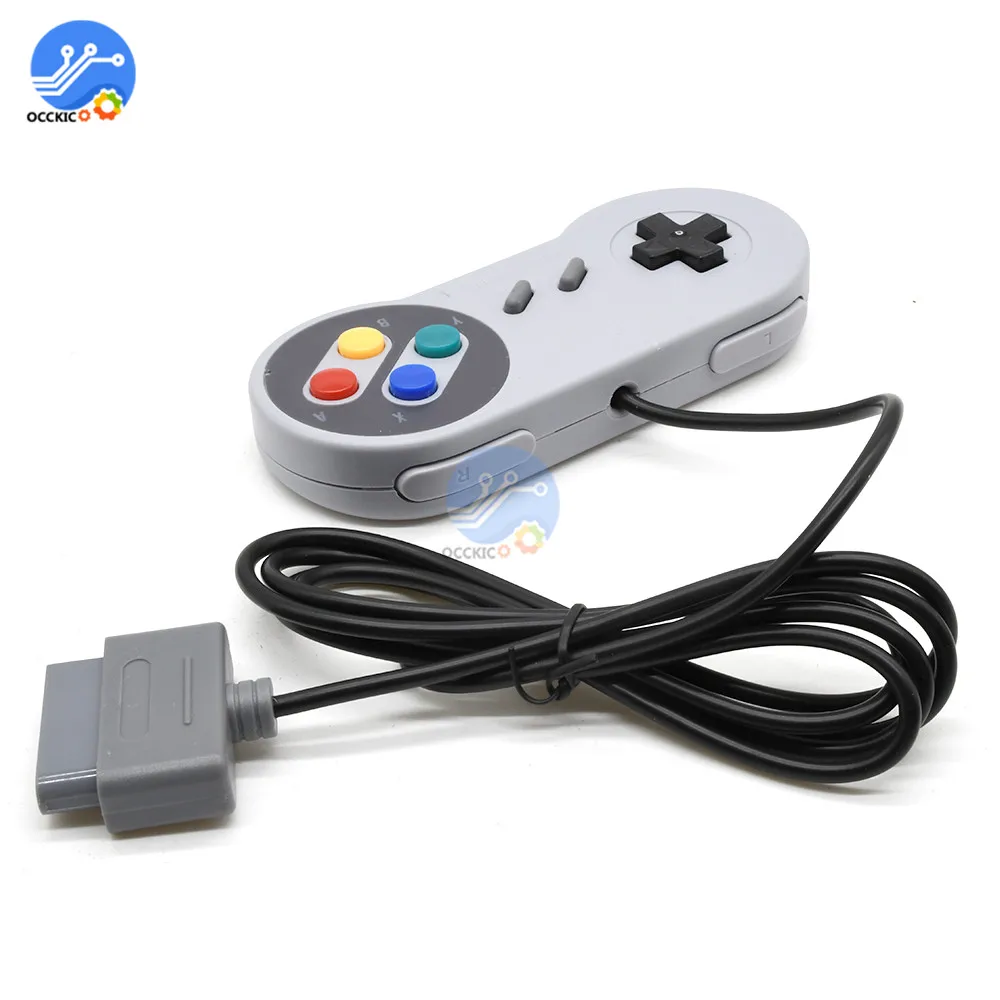 Bộ Điều Khiển Trò Chơi Chơi Game 16 Bit ABS Joystick Điều Khiển Miếng Lót Cho SNES Hệ Thống Tay Cầm Chơi Game