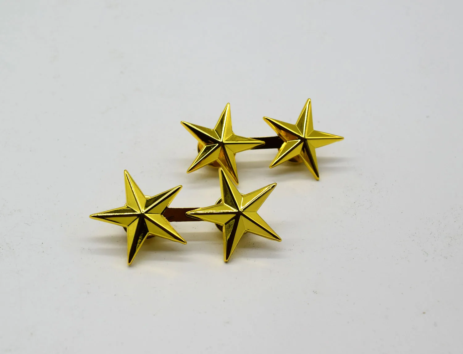 

Military Store WWII WW2 ARMY OFFICERS TWO-STAR RANK BADGE US GENERAL'S RANK INSIGNIA GOLD Military Reenactments