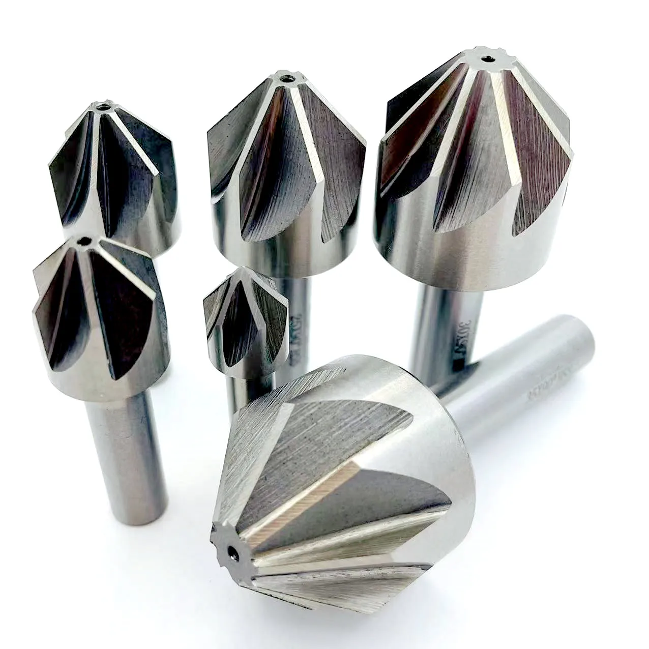 6-50mm HSS 6/8 Flute 90 Degree Chamfer Countersink Drill Bits Tools (6/8/10/12.5/14/16/18/20/22/25/30/32/35/40/45/50mm)