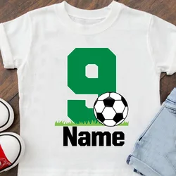 Camiseta de fútbol con diseño de nombre personalizado para niños, camisetas de fútbol para niño, papá, mamá