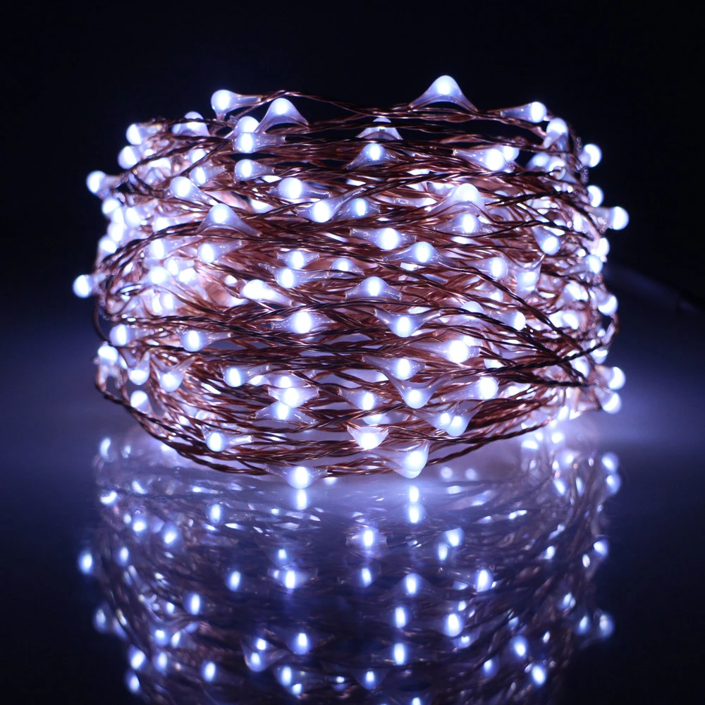 5M 10M 20M LED Copper Wire String Light Living Room USB Fairy Light Waterproof Indoor Outdoor Home Christmas Festival Decoration