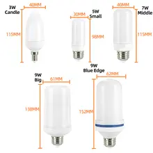 LED Flame Effect Bulb 3W-9W E27 E14 #3