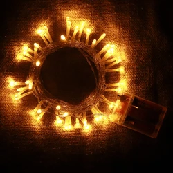 Led Battery Box String Lights Christmas Day Bedroom Wedding Decoration Lanterns Flashing Lights Outdoor Waterproof Fairy Lights