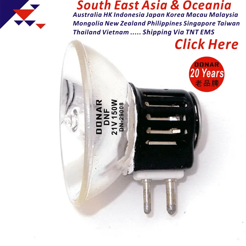 DNF 21V150W Halogen Cup Lamp 93631, Pentax Pentax Endoscope Cold Light Bulb Cup 21V