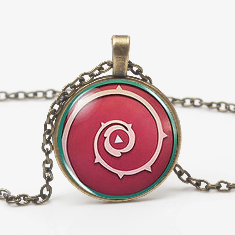 Animax Steven Universe Shield Round Men\'s 1pcslot Handmade Fashion Necklace Pendant Steampunk Jewelry Woman Long Chain Choker