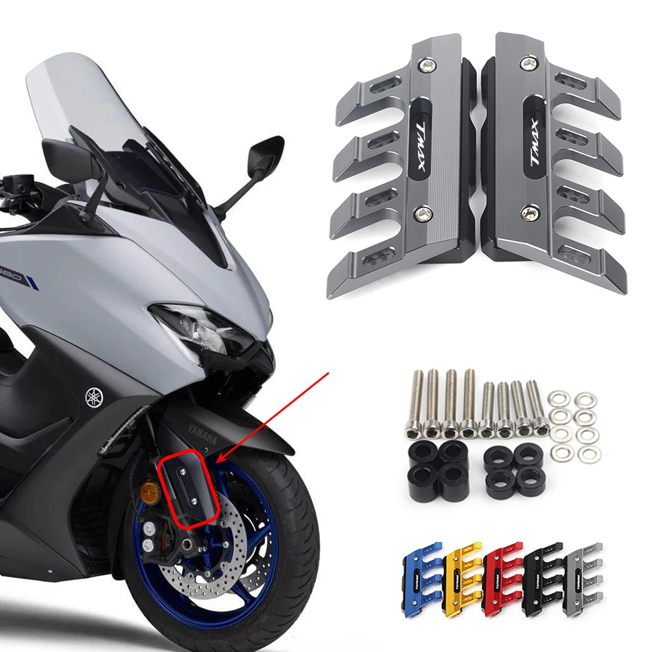 For Yamaha TMAX 560 530 500 300 Motorcycle CNC accessories mudguard side protection block front fender side anti-fall slider