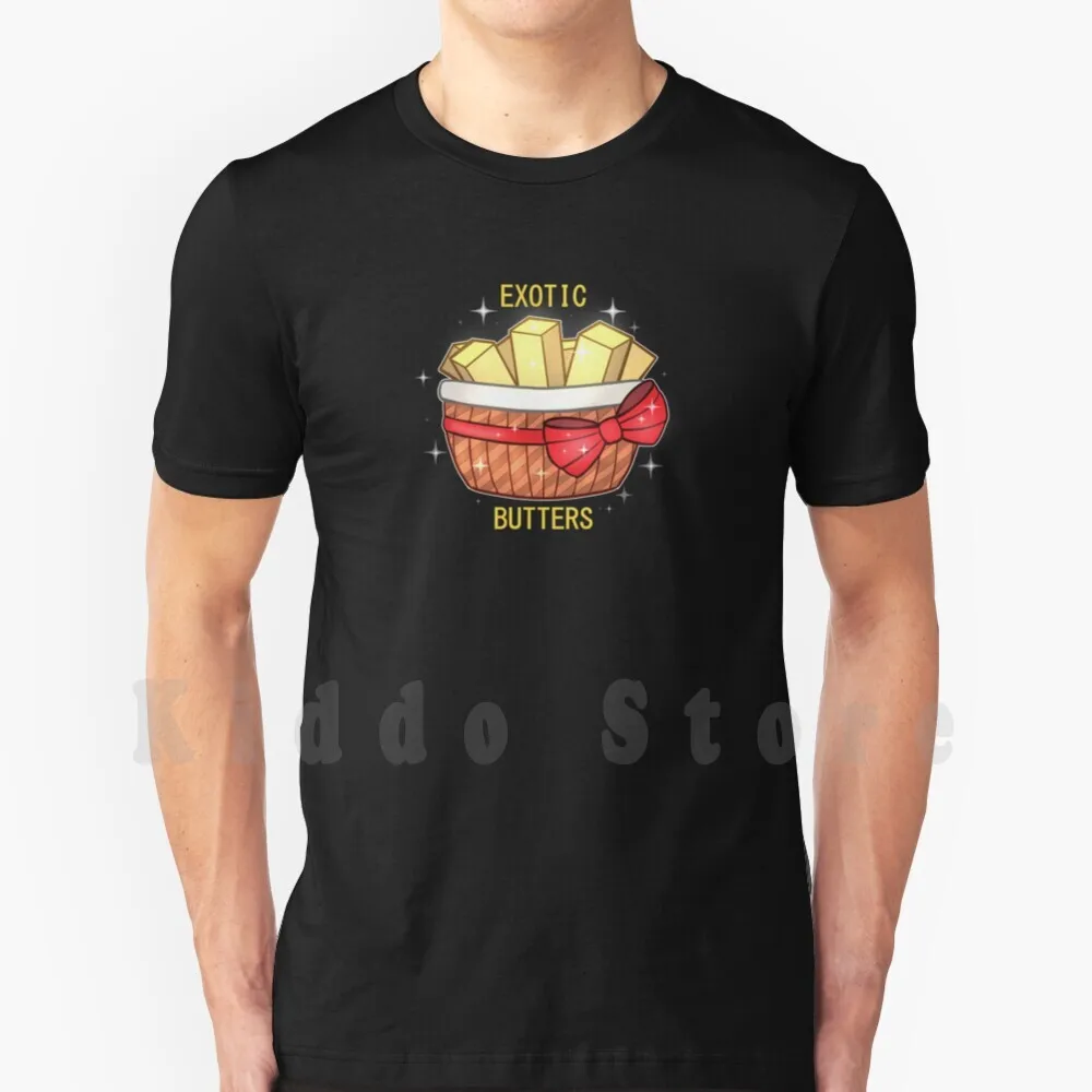 Camiseta Fnaf Exotic Butters DIY de gran tamaño, 100% algodón, Fnaf Five Nights At Sister Location Exotic Butters