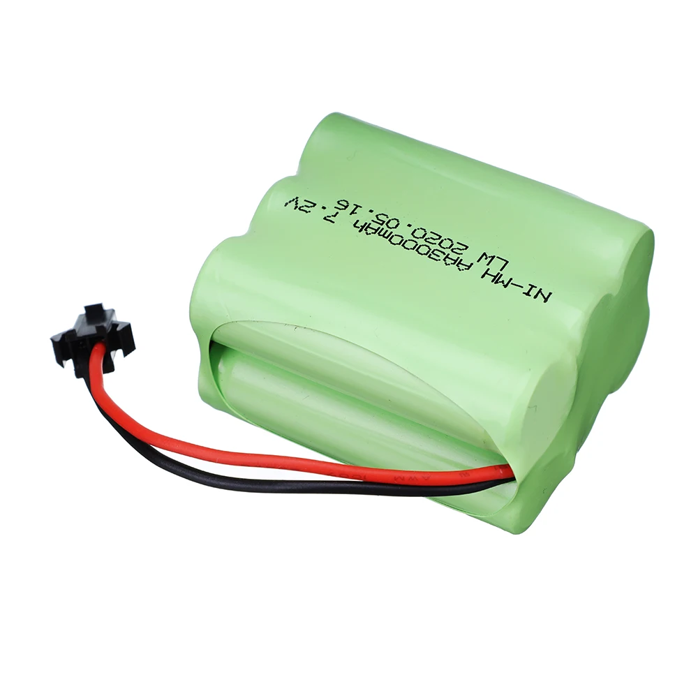 7.2V 3000Mah แบตเตอรี่ NiMH Rc ของเล่นรถ RC ถัง RC รถบรรทุก RC หุ่นยนต์ RC ปืน RC เรือ AA 7.2V แบตเตอรี่ปลั๊ก SM