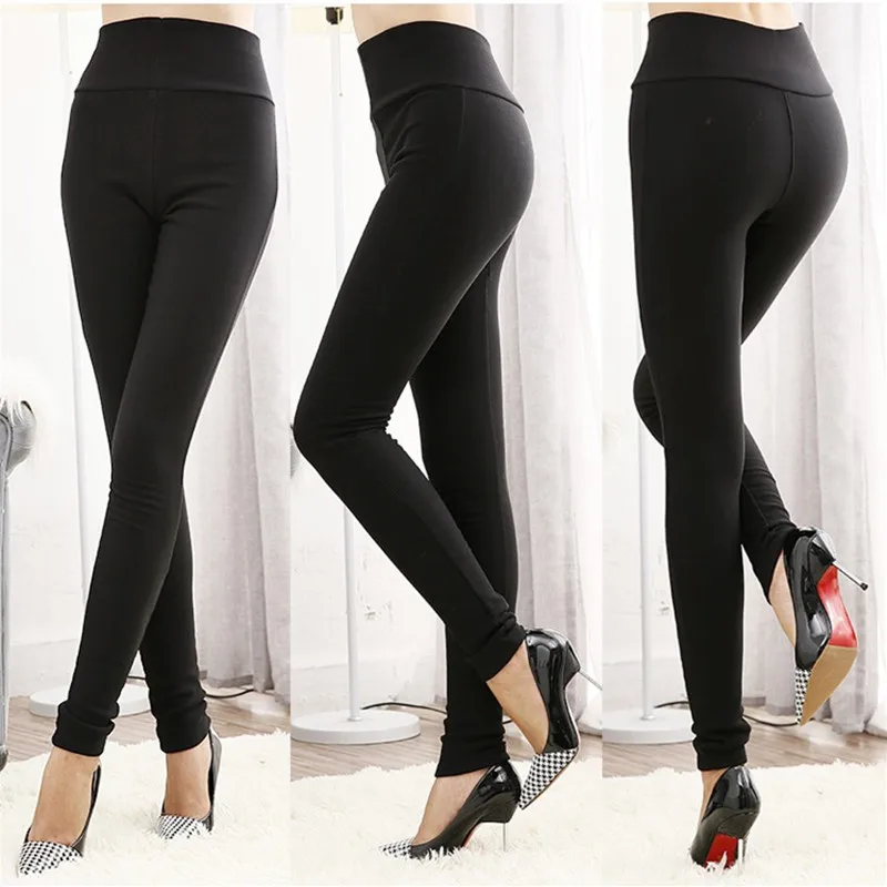 S-6XL Plus Size Women Leggings Elastic High Waist Pencil Pants Black Leggings Women Leggins Mujer Leginsy Damskie Leeging Femme