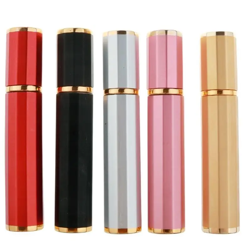 

8 ML Perfume Refillable Bottle Delicate Empty Rhombus Glass Liner Cosmetic Container Toner Spray Pump Bottle Sample Atomizer