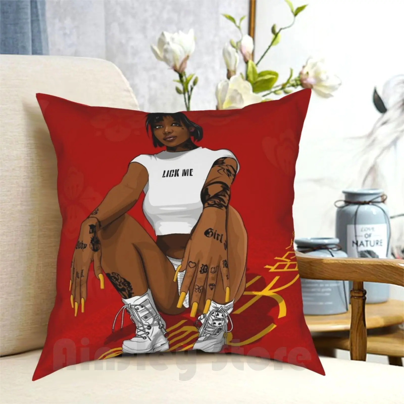 Summer Walker Pillow Case Printed Home Soft DIY Pillow cover Summerwalker Summer Walker Album Bryson Tiller Brysontiller