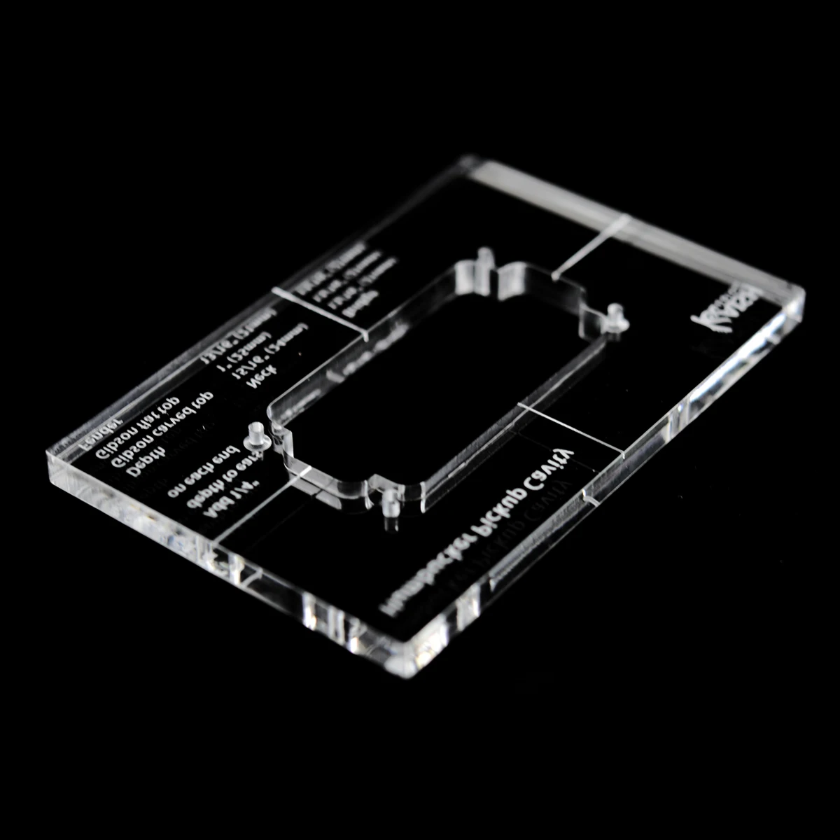 Dopro Acrylic Humbucker Pickup Routing Template Pickup Templates for Guitar Body or Pickguard Rout