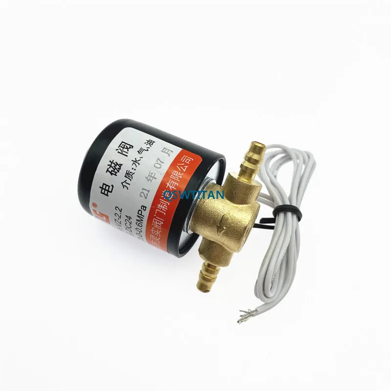 2Pcs ทันตกรรม DC24V วาล์ว Solenoid ไฟฟ้าทันตกรรมห้องปฏิบัติการ