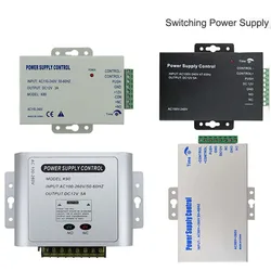 12VDC Access Control Power Supply Switch 3A/5A Time Delay Adjustable AC90V-260V Input NO/NC Output for 2 Electric Lock