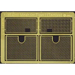 AM-WORKS LW35007 1/35 Grill Mesh for Tamiya Tiger I's - Upgrade Detail Set