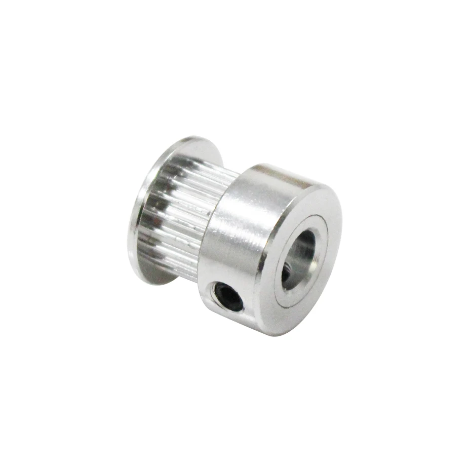 3D Printer Parts 10PCS 20Teeth GT2 Timing Pulley Bore 5/ 6.35/ 8mm for GT2 Timing Belt Small Backlash Aluminium Gear