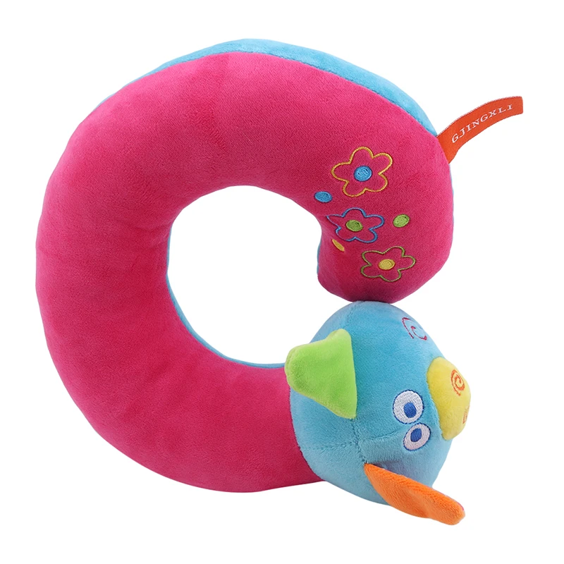 Cute Cartoon Animal Kids pillow U-shaped Memory Travel Pillow Neck Support Headrest For Children Car Airplane Sleep