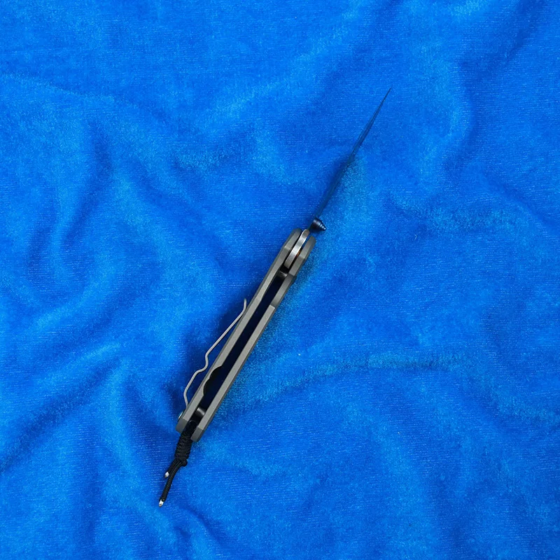 LEMIFSHE Small Sebenza 21 D2 lama manico in titanio tasca pieghevole campeggio caccia coltello da cucina per esterno EDC