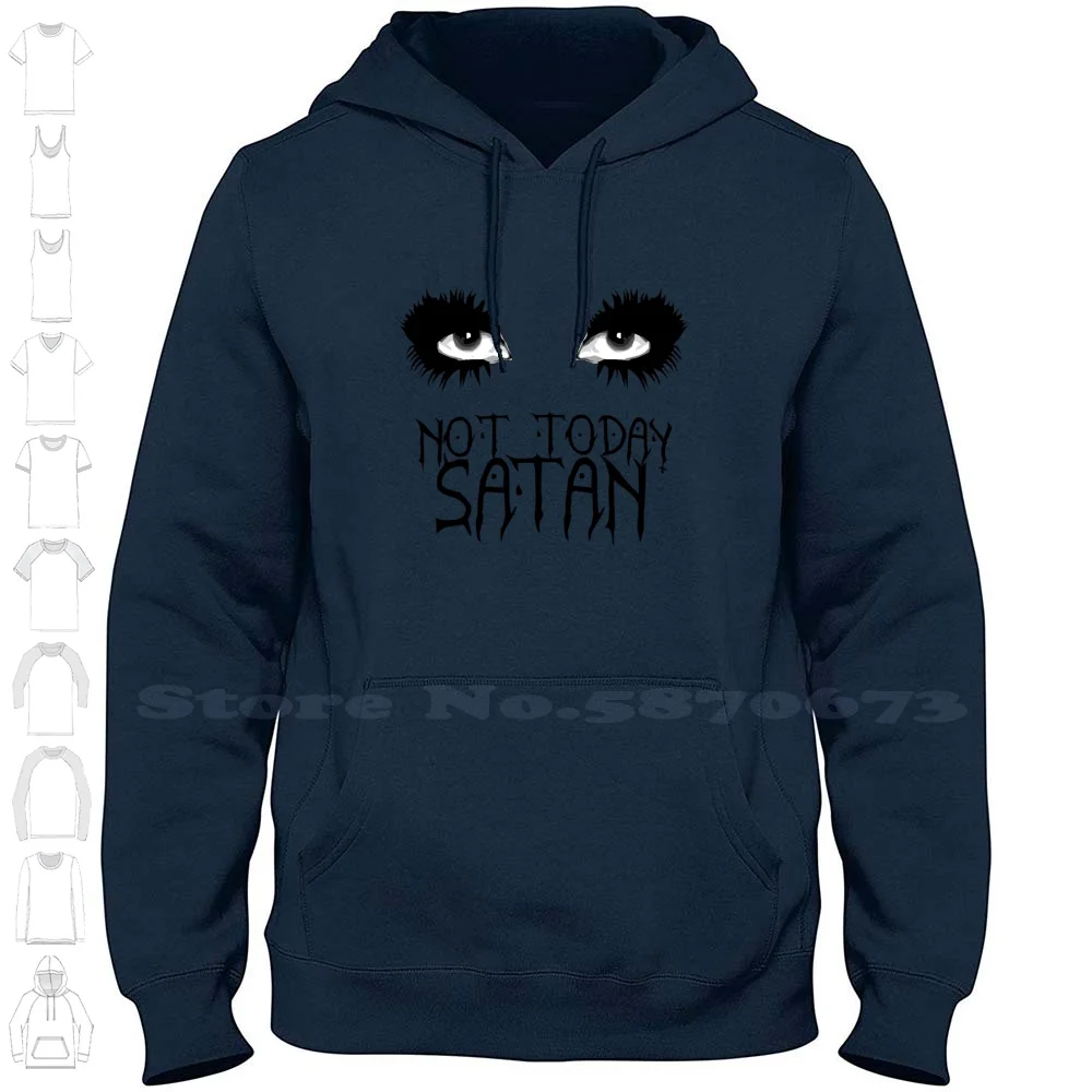 Not Today Satan-Bianca Del 100% Cotton Hoodie T-Shirt Not Today Satan Bianca Del Drag Queen Rpdr Rupauls Drag Race Adore Delano