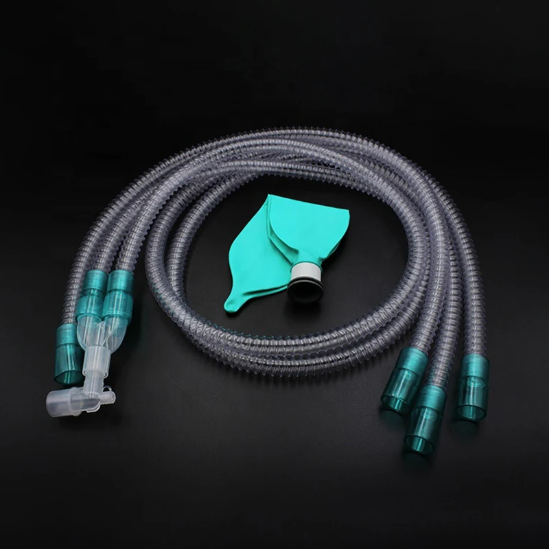 1pcs Disposable Expandable Anesthesia Breathing Circuit Tubing System 1.6m