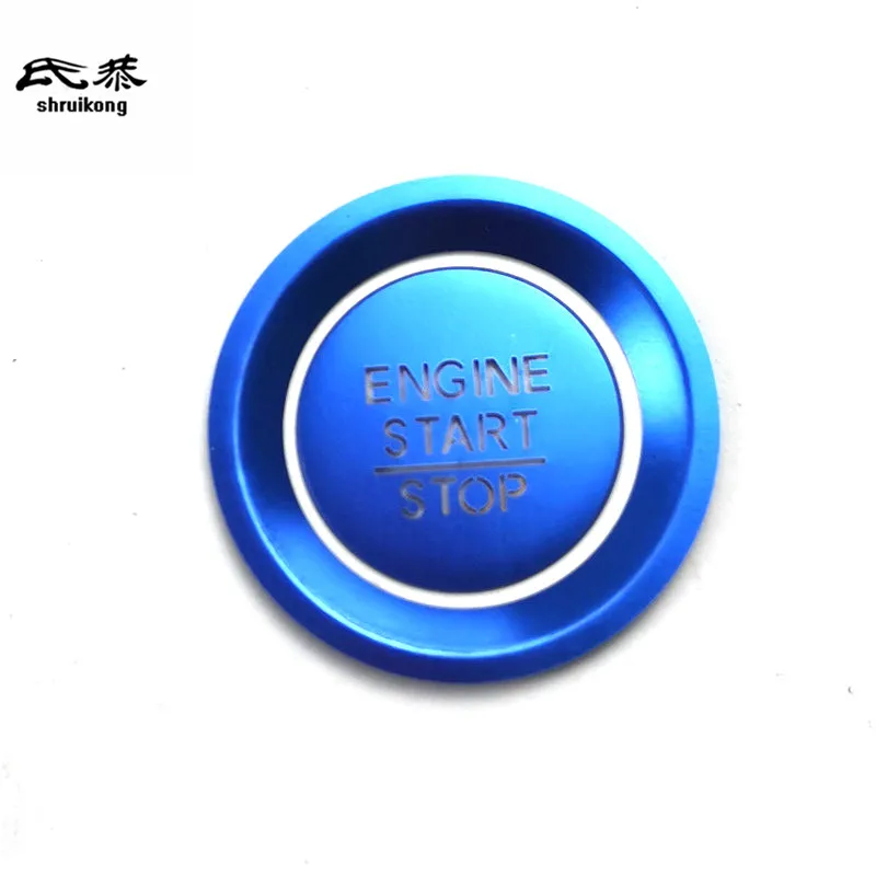 2pcs/Lot Aluminum Alloy ENGINE START/STOP Button Decorative Cover For 2022 Honda CIVIC 11th  MK11 Car Accessories