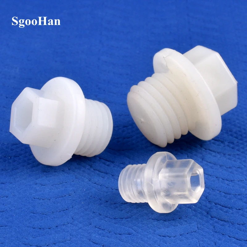 1~100pcs M4~M20 Thread Plastic Hose End Plug Aquarium Fish Tank Aerator Hose Joint Micro Irrigation Water Pipe Connector End Cap