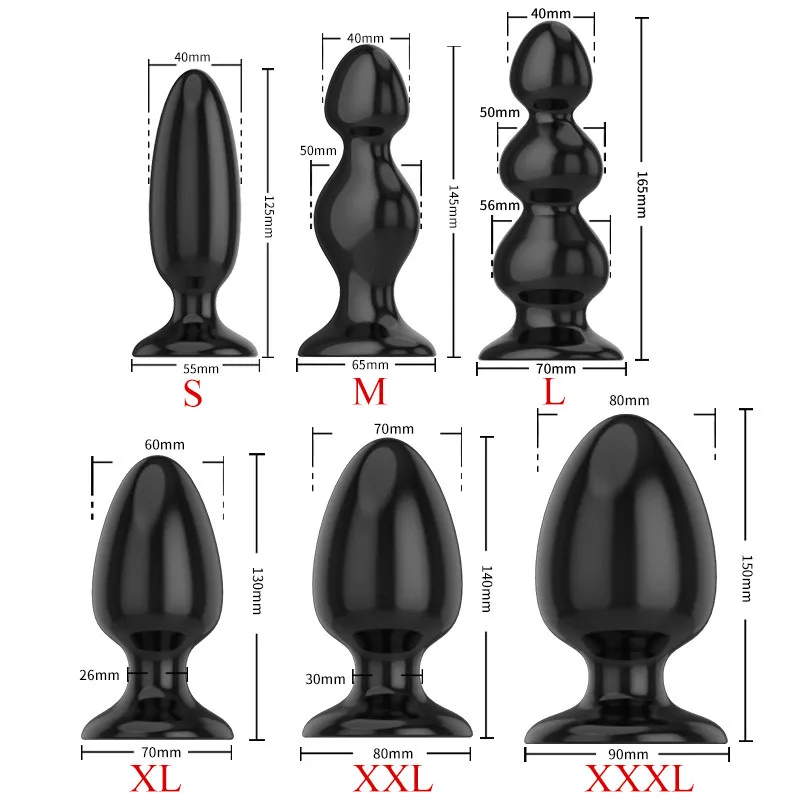 Large Anal Butt Plug Beads Erotic Sex Toys for 18+ Adults Men Women Couples Prostate Massager Female Anal Expansion Stimulator