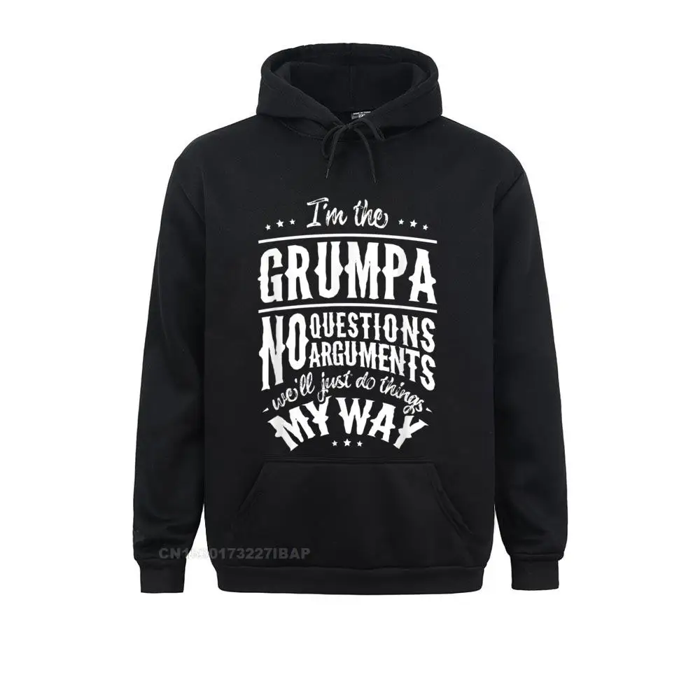 

Grumpa Way Funny Grandpa Father's Day Hoodie Men Fitted Outdoor Hoodies Summer Long Sleeve Sweatshirts For Women Normal Hoods