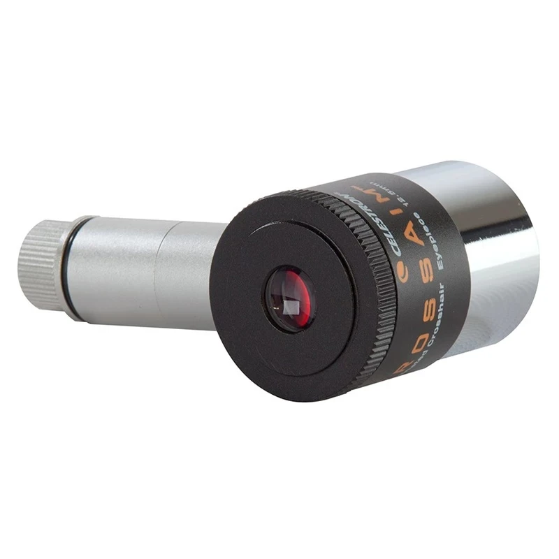 Celestron oculare illuminato a croce 12.5mmLED accessori per telescopio astronomico controllabili a luce rossa HD da 1.25 pollici ad alta potenza