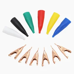 5A Mini Copper Test Crocodile Clamp 28mm Flat-mouthed Dental Crocodile Clamp