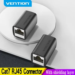 Коннектор Vention Cat7 RJ45, переходник Ethernet мама-мама 8P8C, Сетевой удлинитель, адаптер для кабеля Ethernet