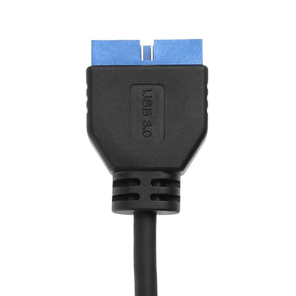 Cable de extensión USB 3,1 tipo E macho a USB 3,0 IDC 20Pin hembra, convertidor para adaptador ASUS