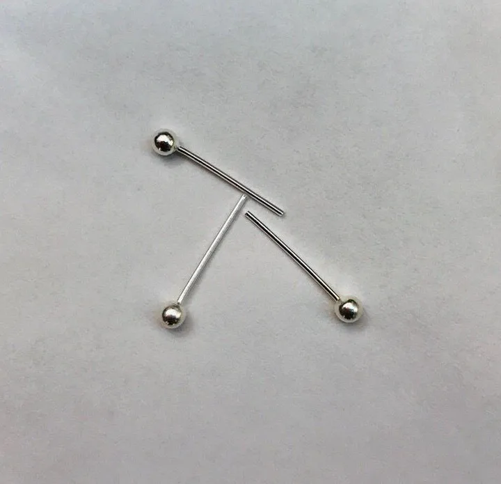 20Pcs/Box 3.0mm Ball Shape Nose Studs Nose Piercing Jewelry Ear Cartilage Pircing Nariz Ear Piercing