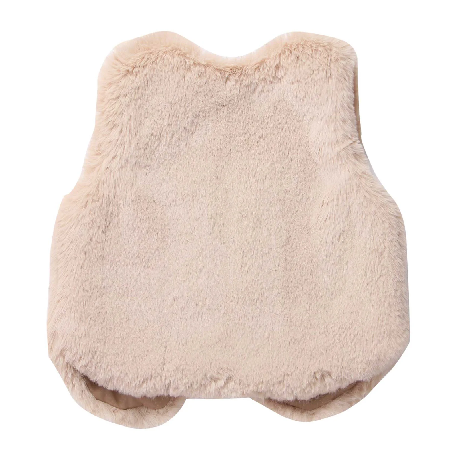 Neonate gilet di pelliccia sintetica abiti senza maniche giacca di peluche caldo cappotto di transizione ispessimento inverno autunno Outfit