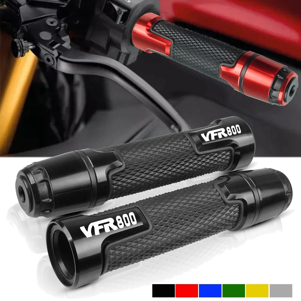 

For HONDA VFR800 VFR 800 VFR800F 2002-2017 2010 2011 2012 Moto Handle Grips 7/8" 22mm Motorcycle Handlebar Handles Grips End