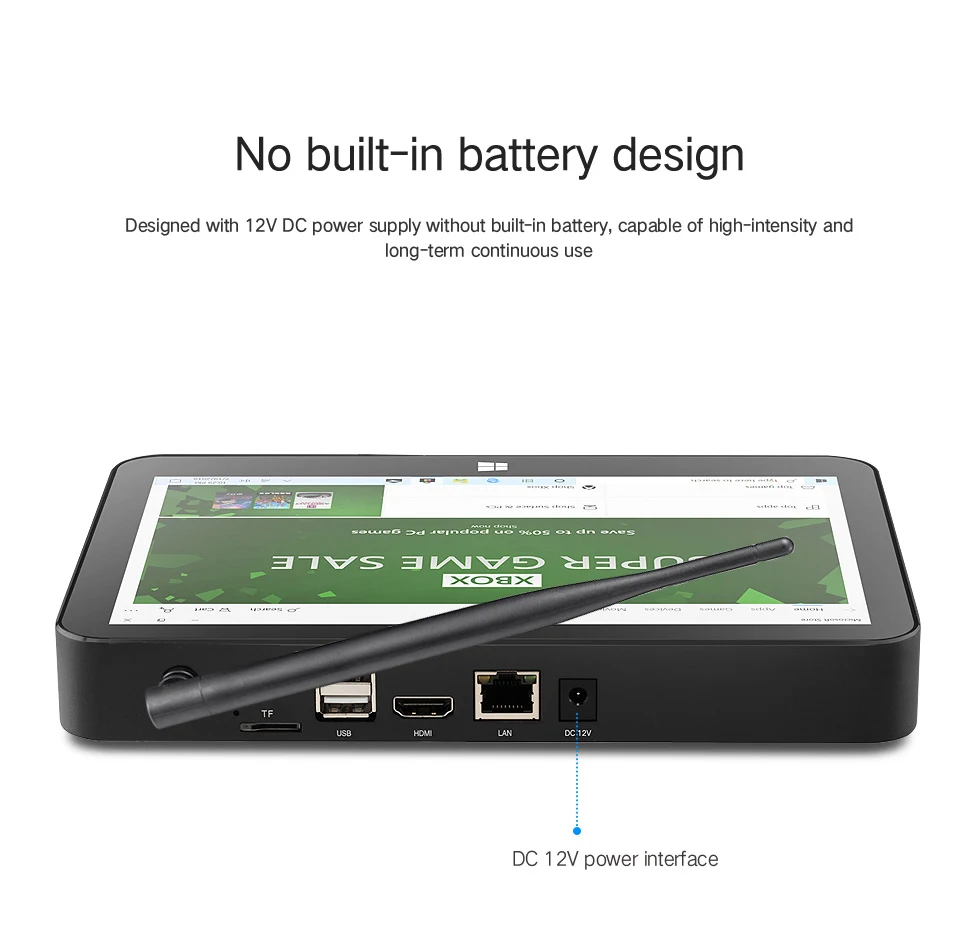 X11 Mini PC J4005 J4105 9inch 1920*1280 Win11 Win10 H9F Tablet PC 4G Ram 64G Rom TV Box BT5.0 Wifi5 RJ45 BT Pipo Mini Desktop
