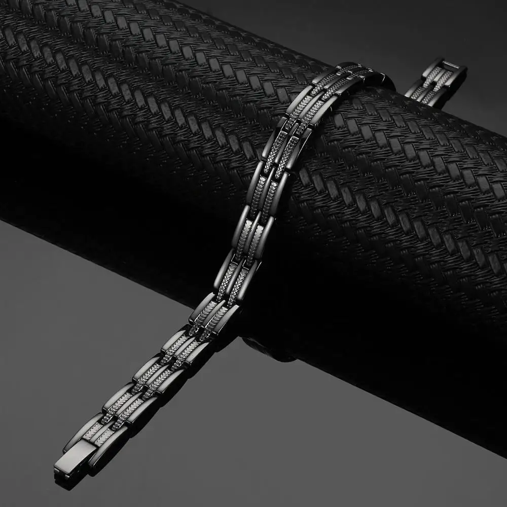 Magnetic Pure Copper Bracelets for Women Black Chain Health Energy Magnetic Bracelets & Bangles for Arthritis Women Jewelry