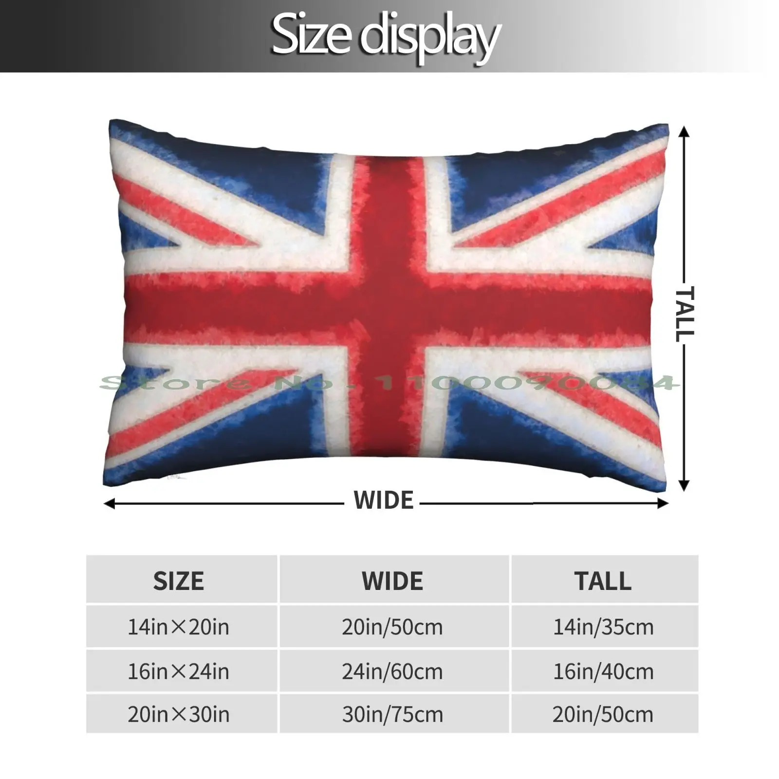 Uk Flag Pillow Case 20x30 50*75 Sofa Bedroom Most Relevant Best Selling Trending Newest Fedez Pop Art Love Ferragnez Italy