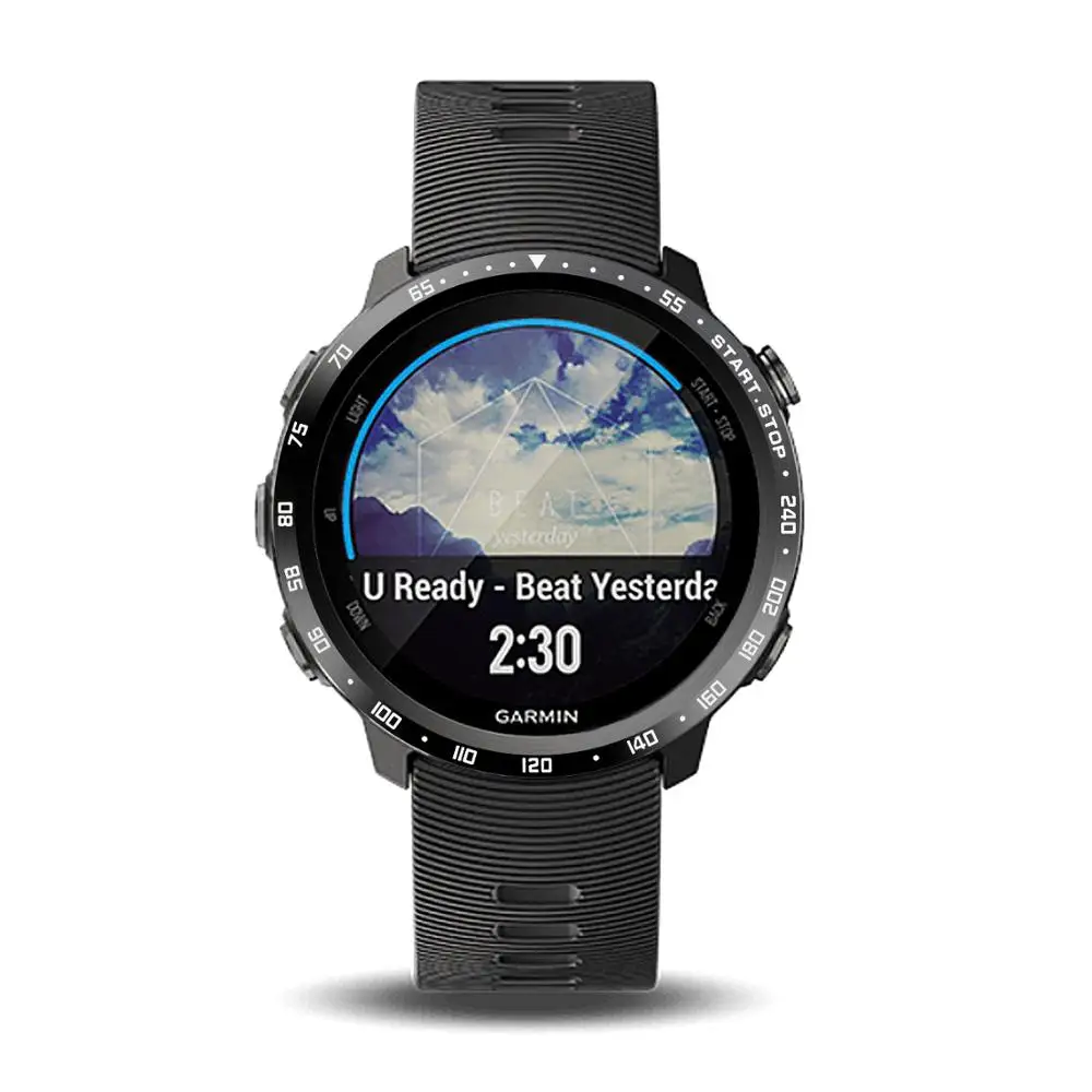 Рамка для часов с кольцом-ободком для Garmin Forerunner 645, музыкальный ободк, чехол для стайлинга, защитный корпус из нержавеющей стали для 645