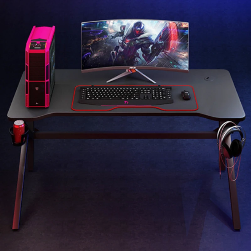 Mesa de Silla para juegos, escritorio para ordenador, escritorio para jugadores, soporte para ordenador portátil competitivo