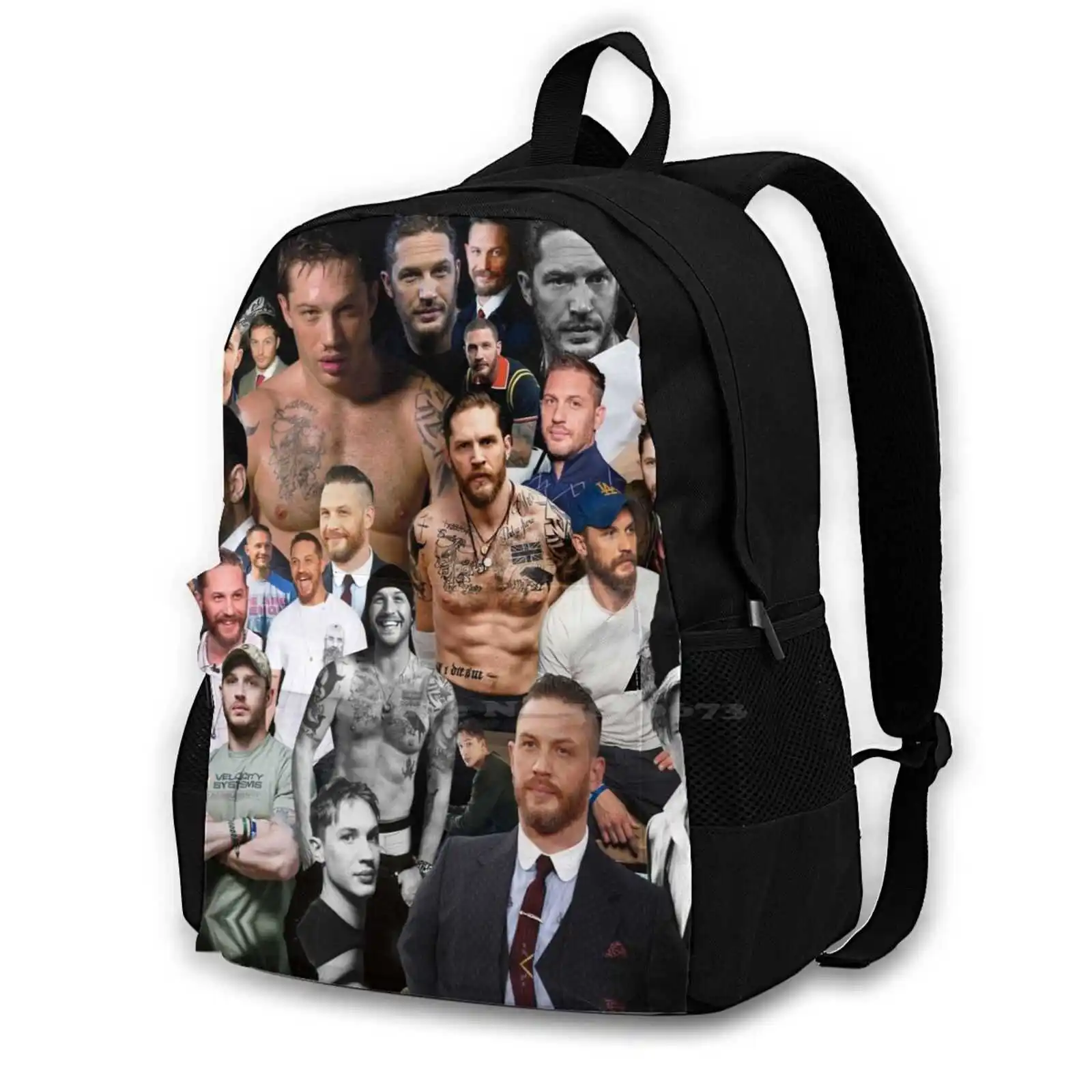 Tom Hardy Large Capacity School Backpack Laptop Travel Bags Tom Hardy Tom Hardy Eddie Brock Warrior