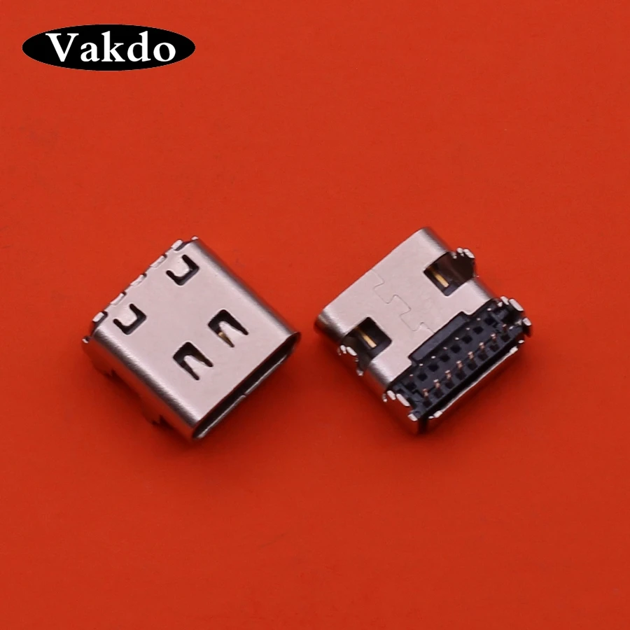 2-10pcs 16pin Micro Type-C USB Connector Port For JBL Charge 4 USB C Power Charging Jack Socket USB-C Female